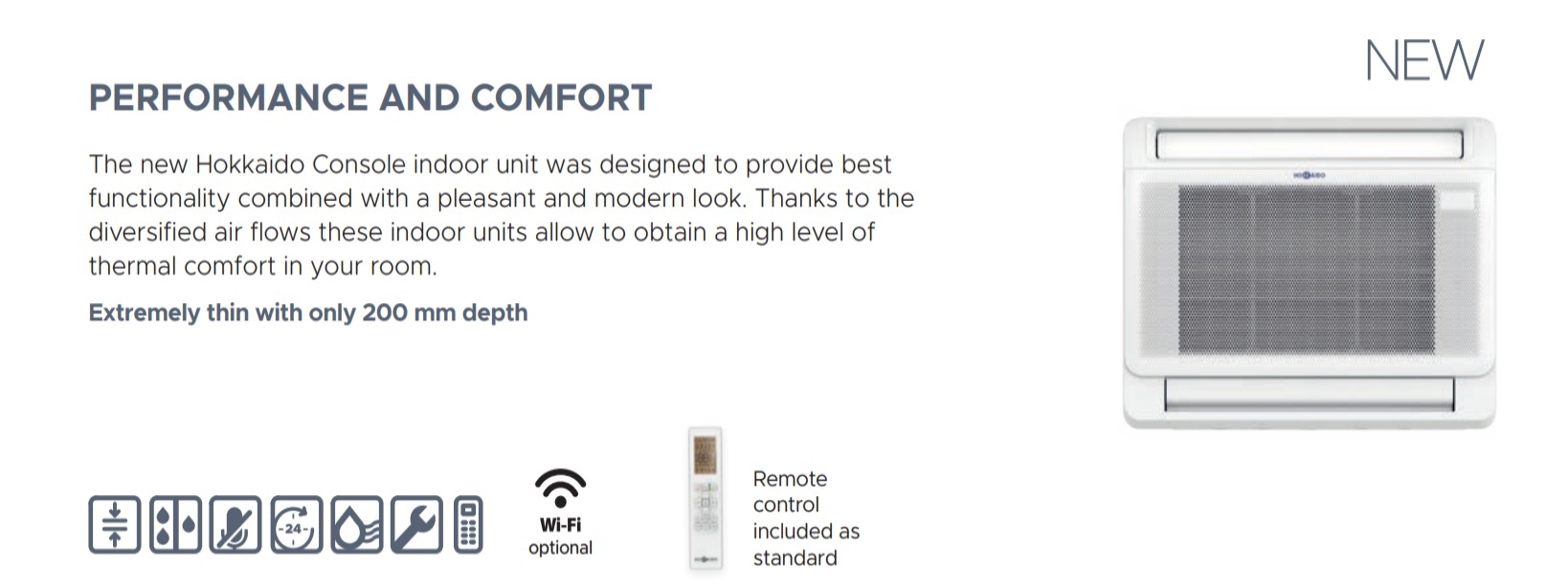 midea parapetna klima u prostoriji